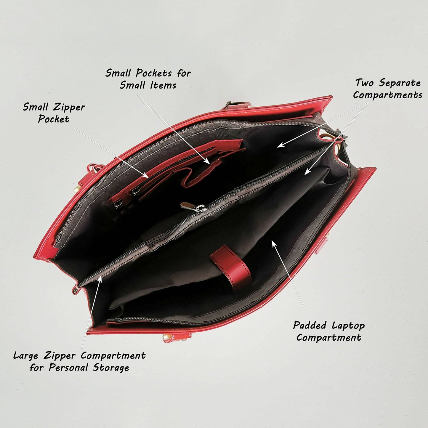 The Signature 17" Bag, Red
