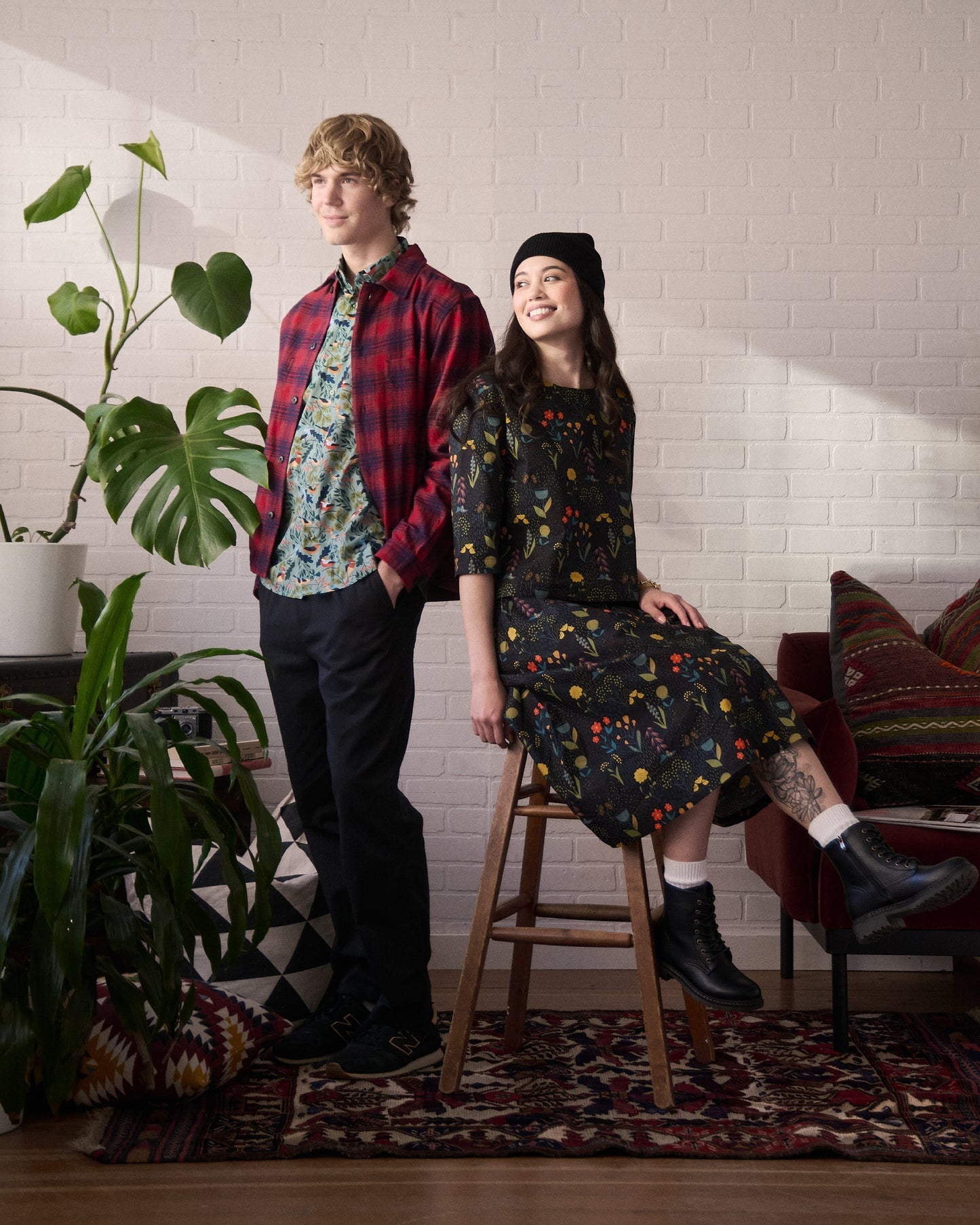 Lamont Red Flannel Plaid Shirt Jacket