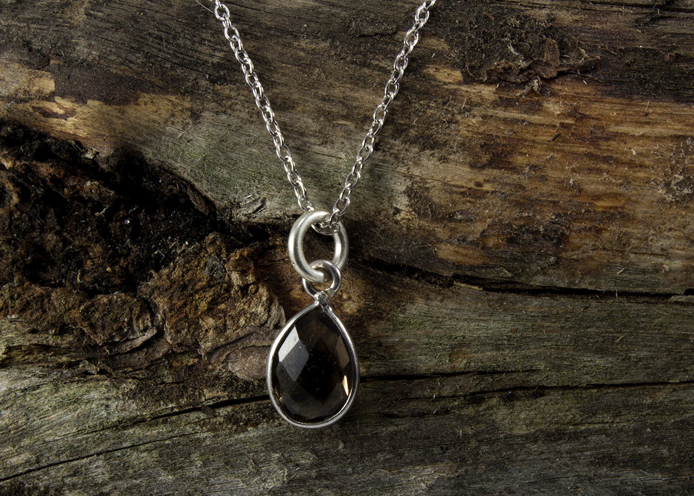 Smoky Quartz Stone Necklace
