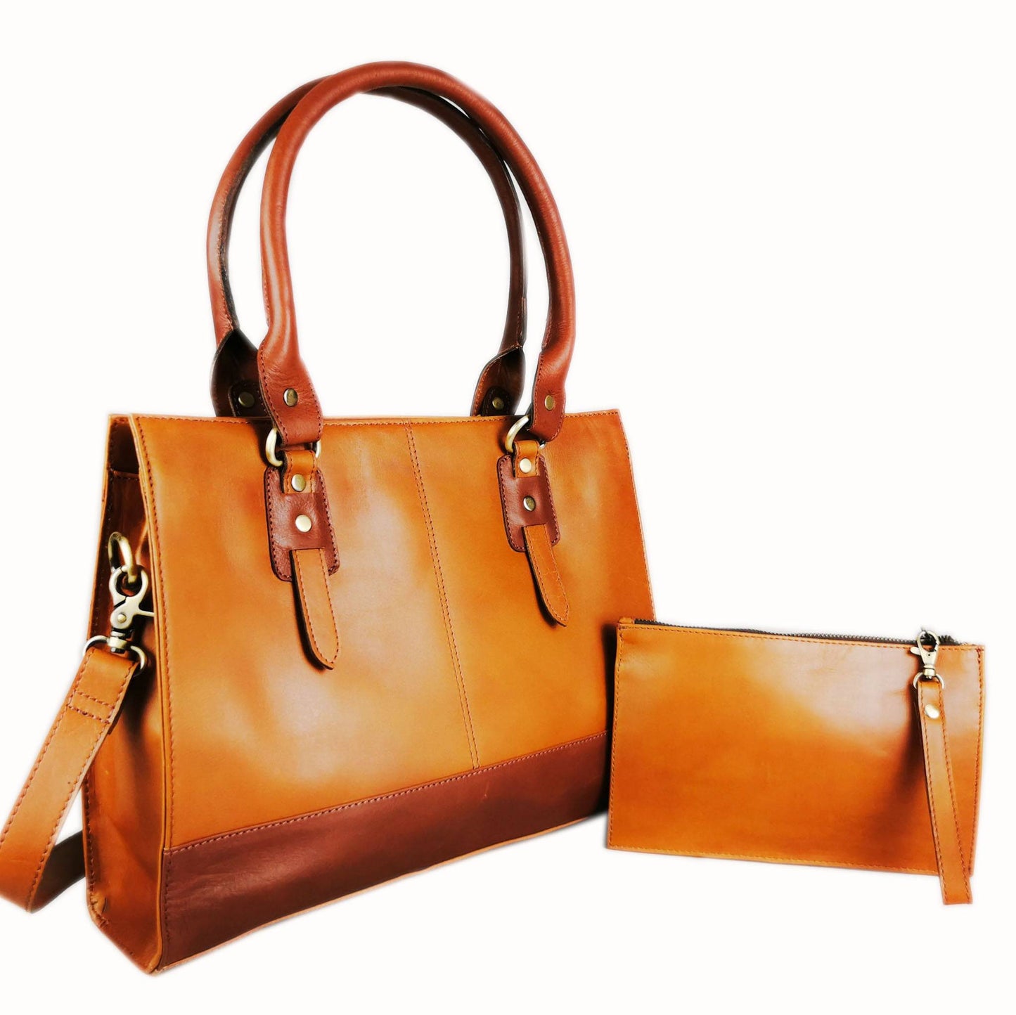 The Signature 15" Bag, Tan