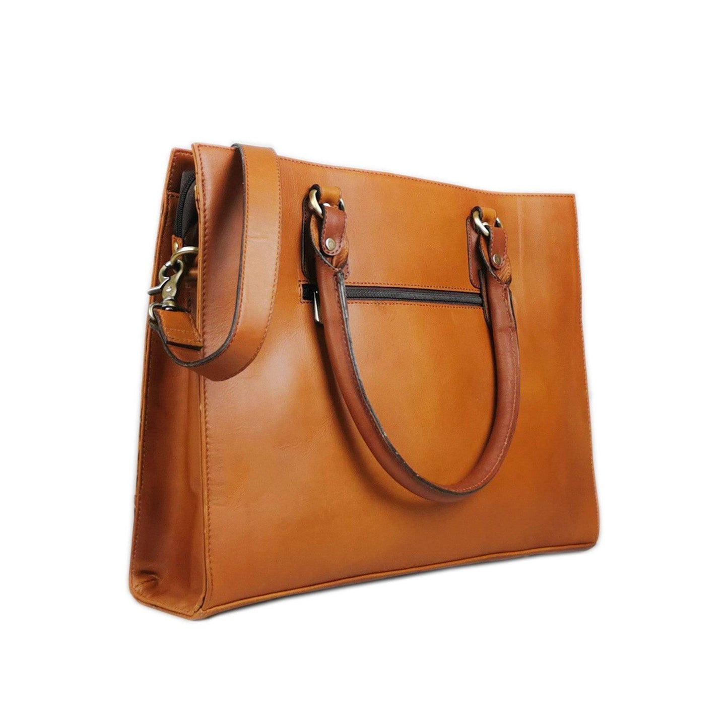 The Signature 17" Bag, Tan