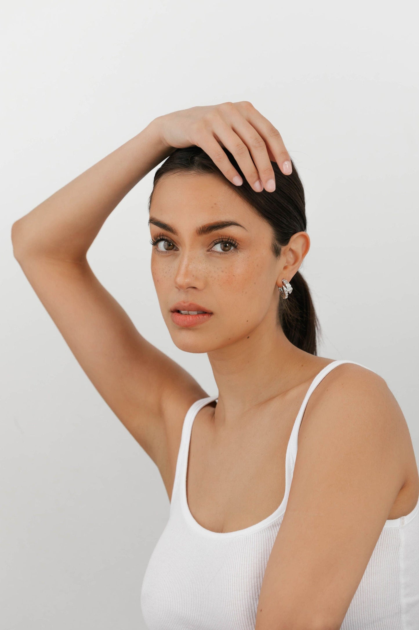 The Diana Hoop | Platinum