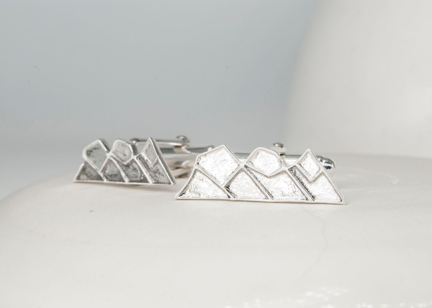 Three Sisters Mountain Cufflinks