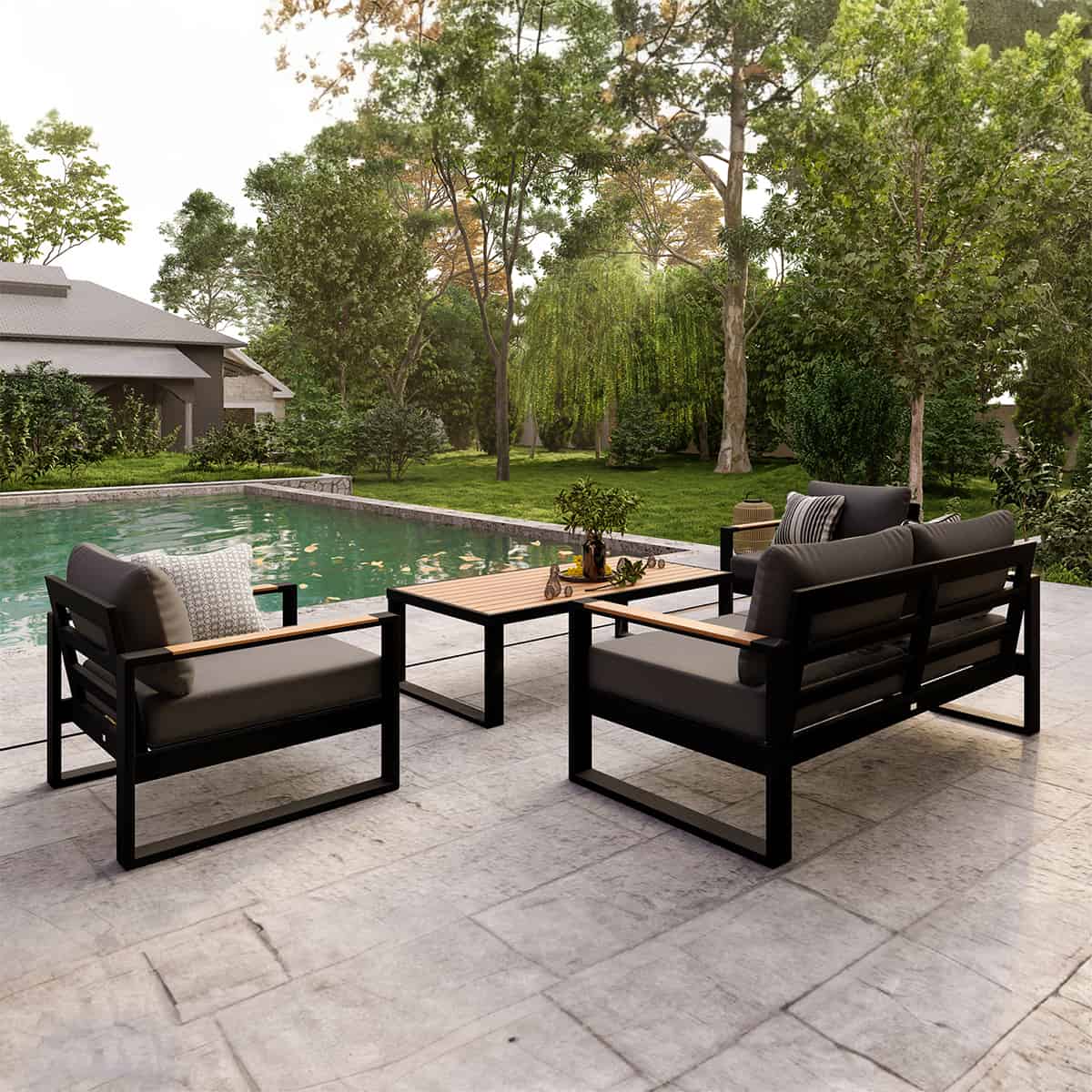 Imera 4 - Person Outdoor Conversation Set