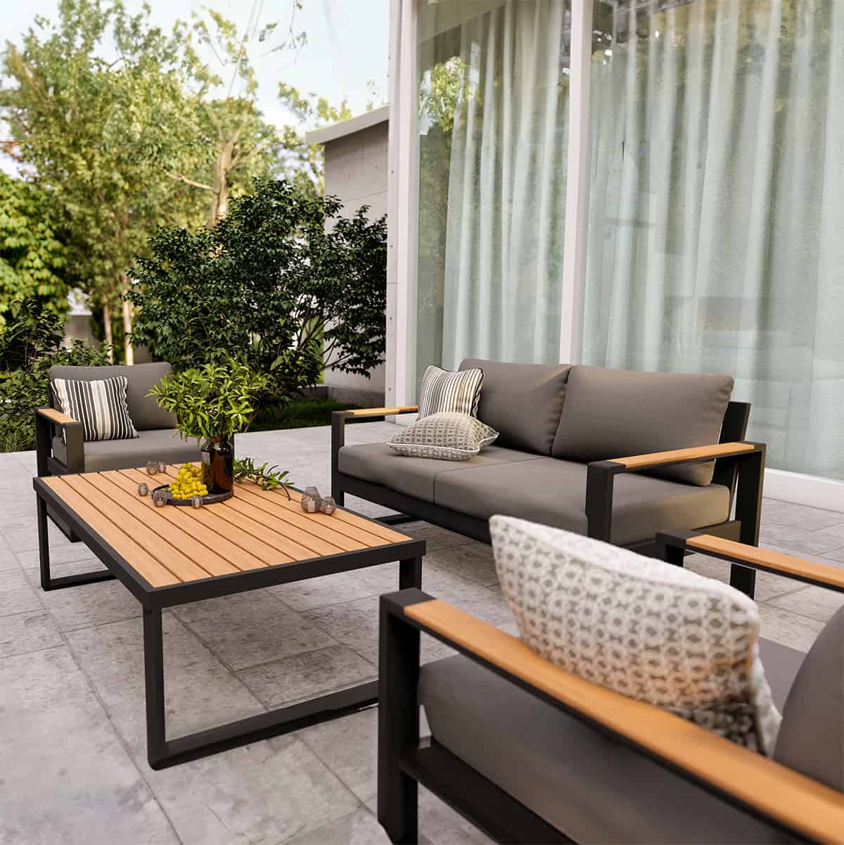 Imera 4 - Person Outdoor Conversation Set