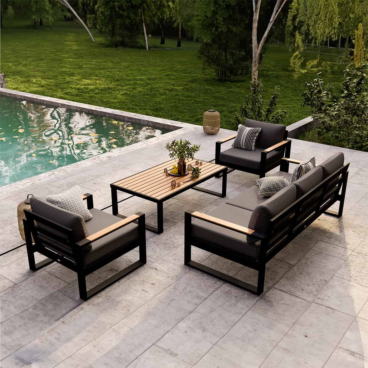 Imera 5 - Person Outdoor Conversation Set