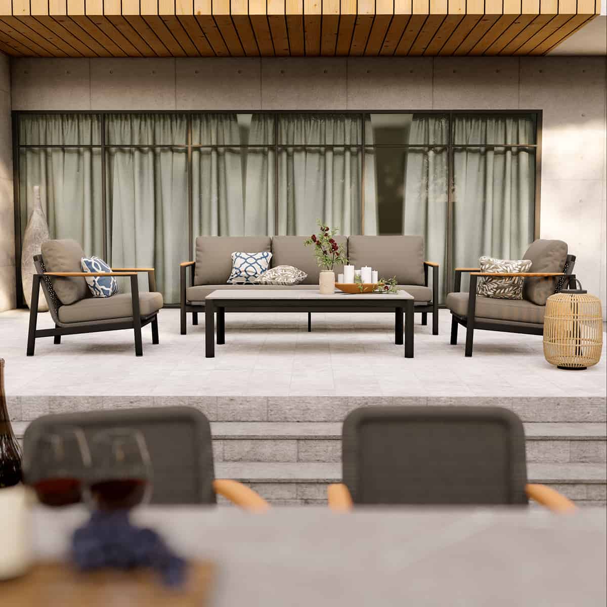 Terra 5 - Person Outdoor Conversation Set