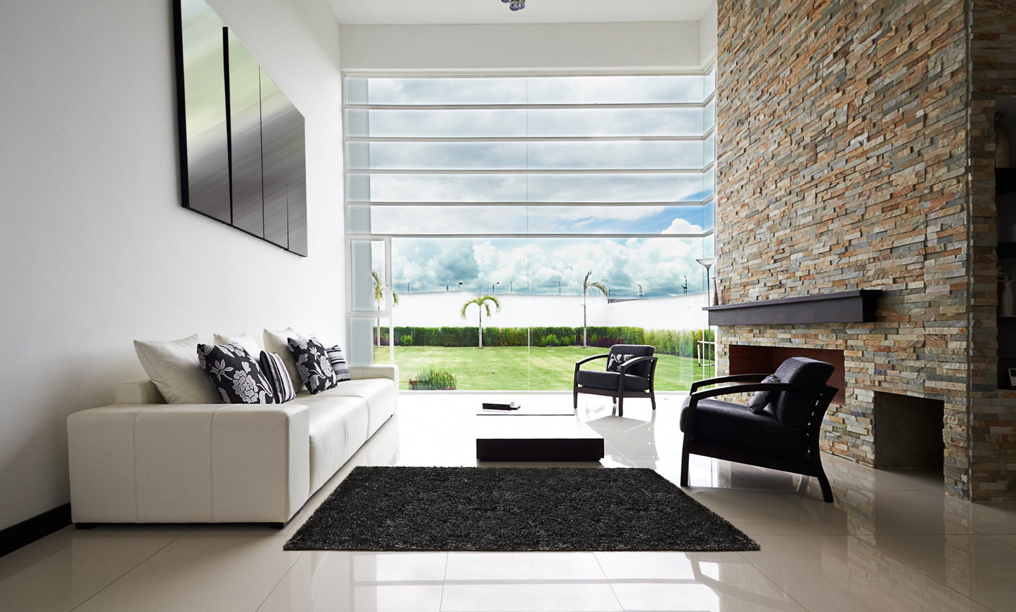 Textured Shag Rug 5'x 7'