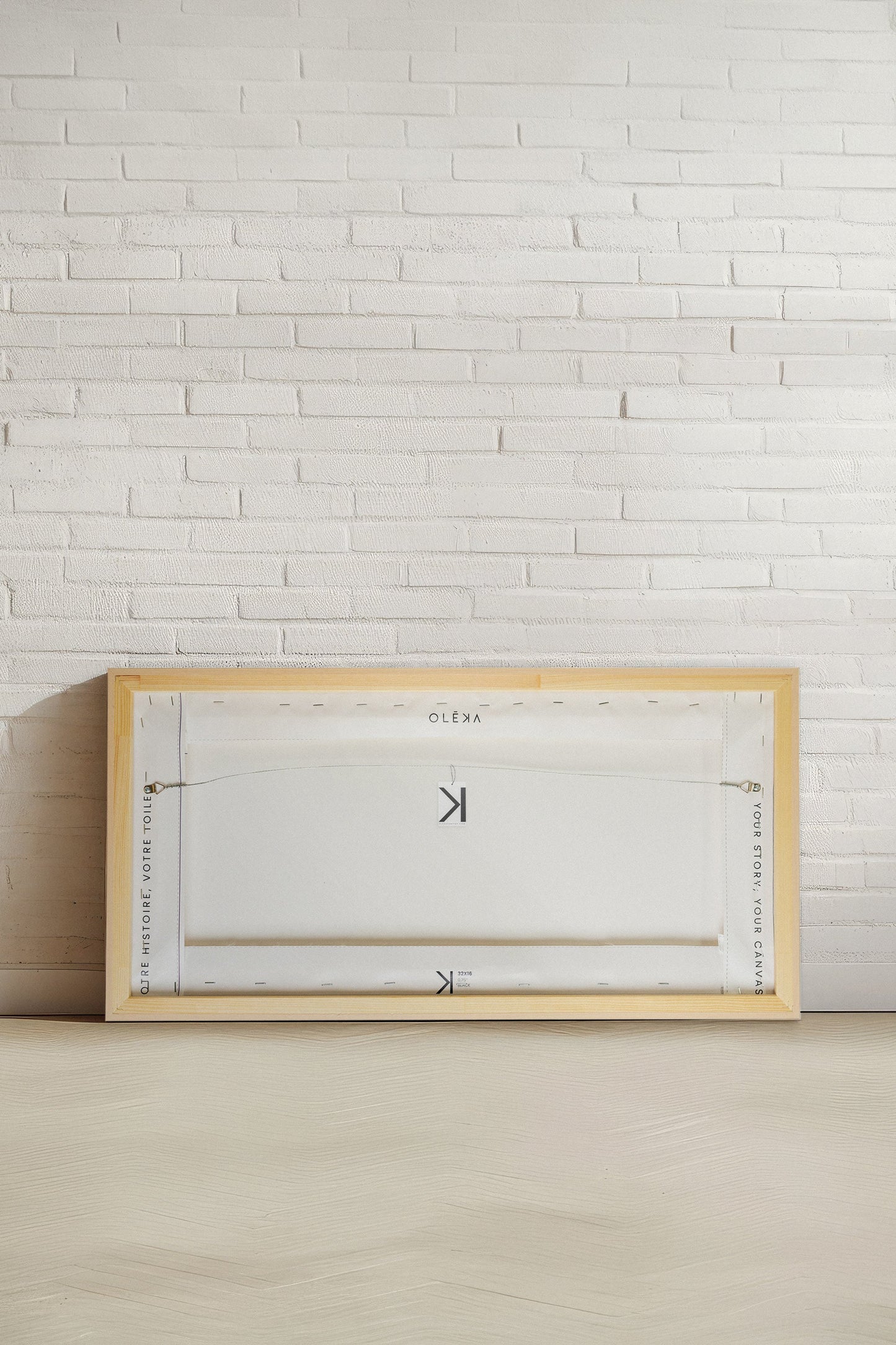 PARADIS TOURMENTÉ, Oeuvre sur toile étirée