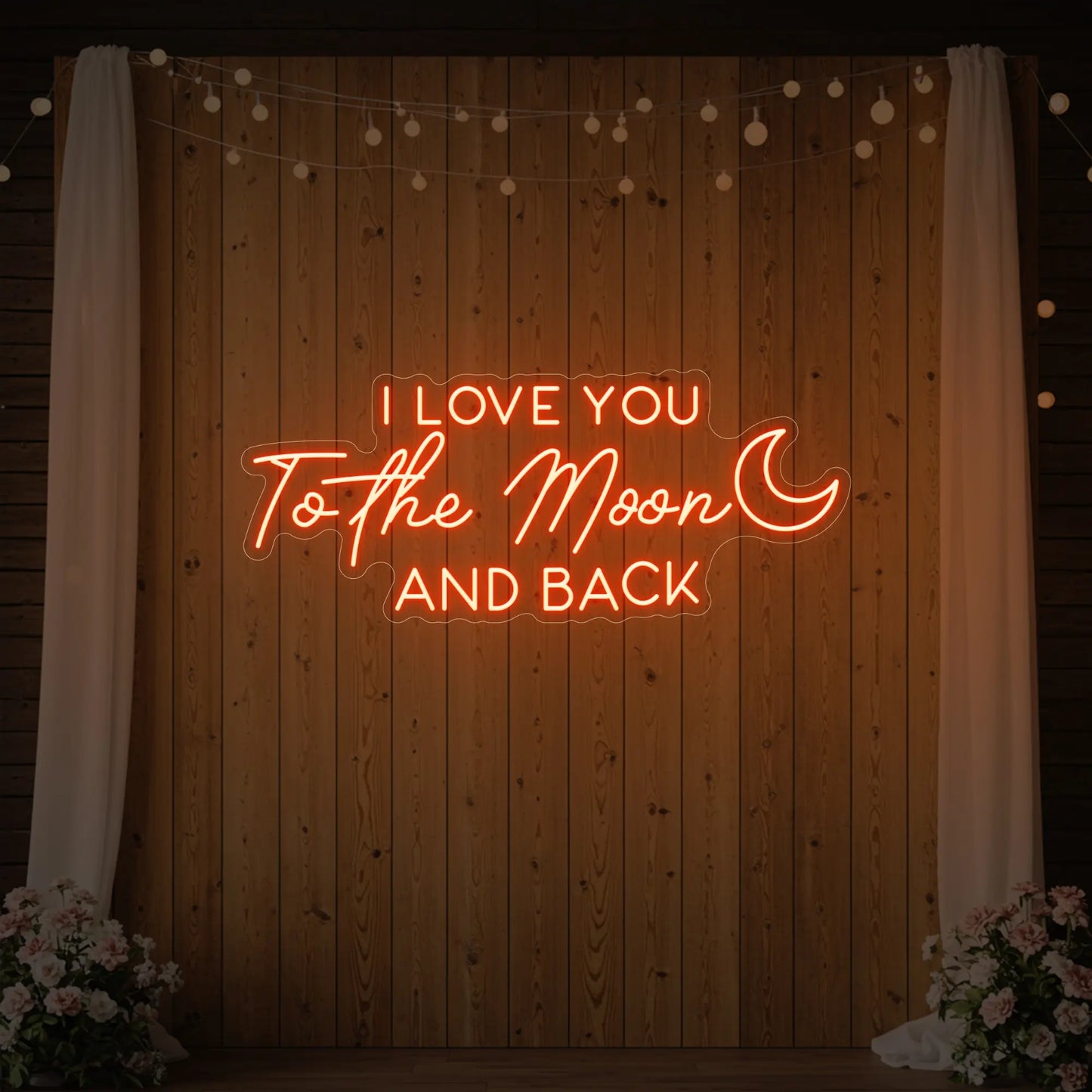 I Love You to the Moon and Back Neon Sign