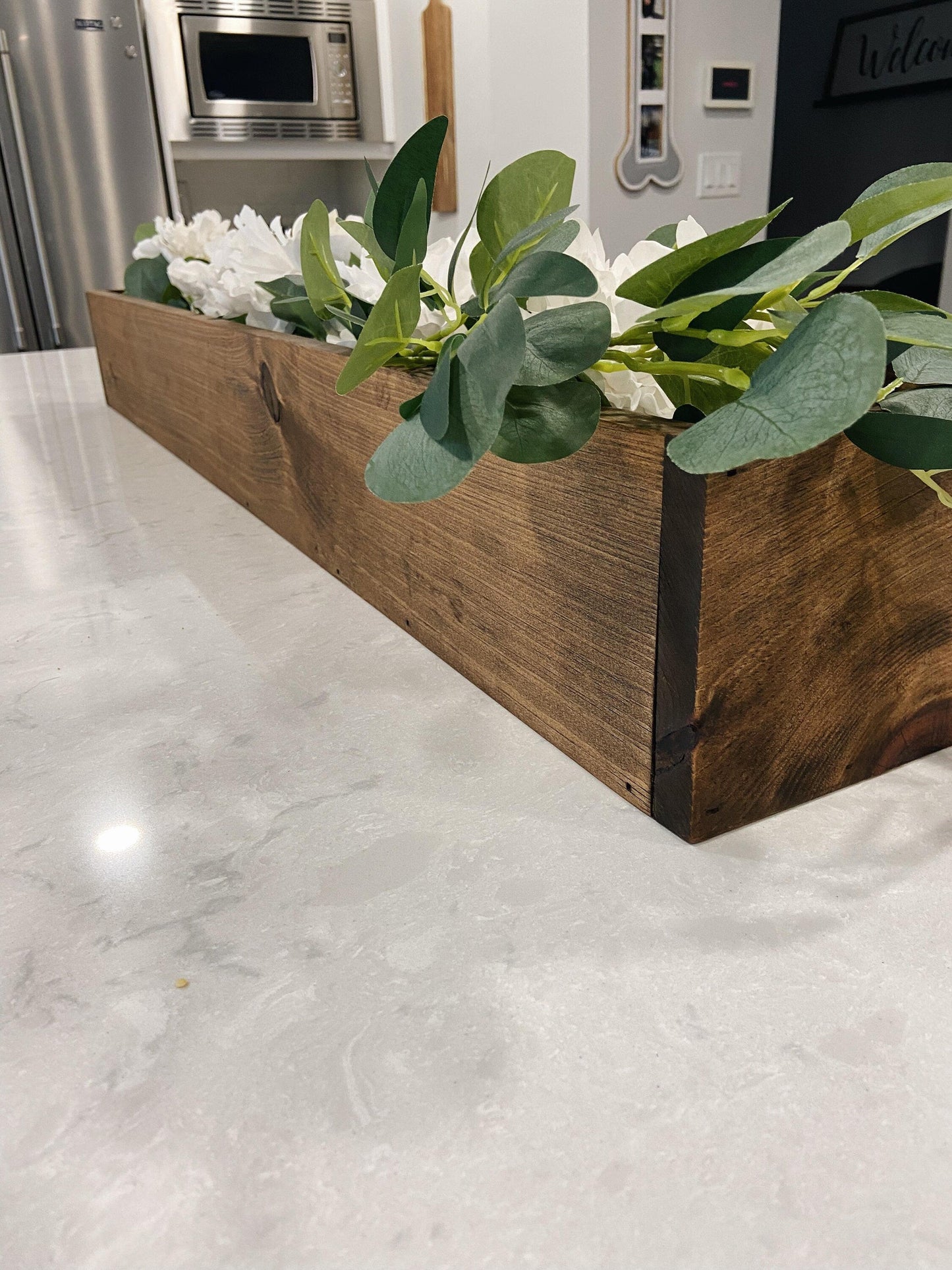 Large Wooden Centrepiece Box