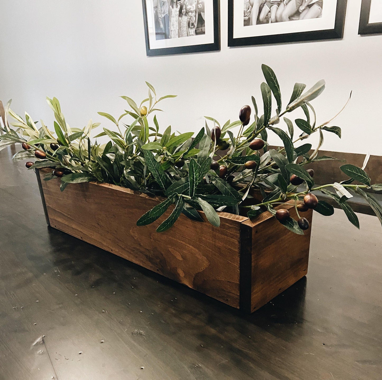 Large Wooden Centrepiece Box