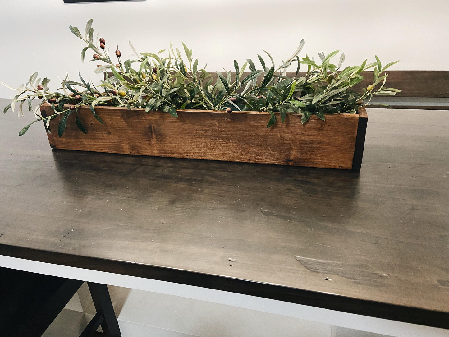 Large Wooden Centrepiece Box
