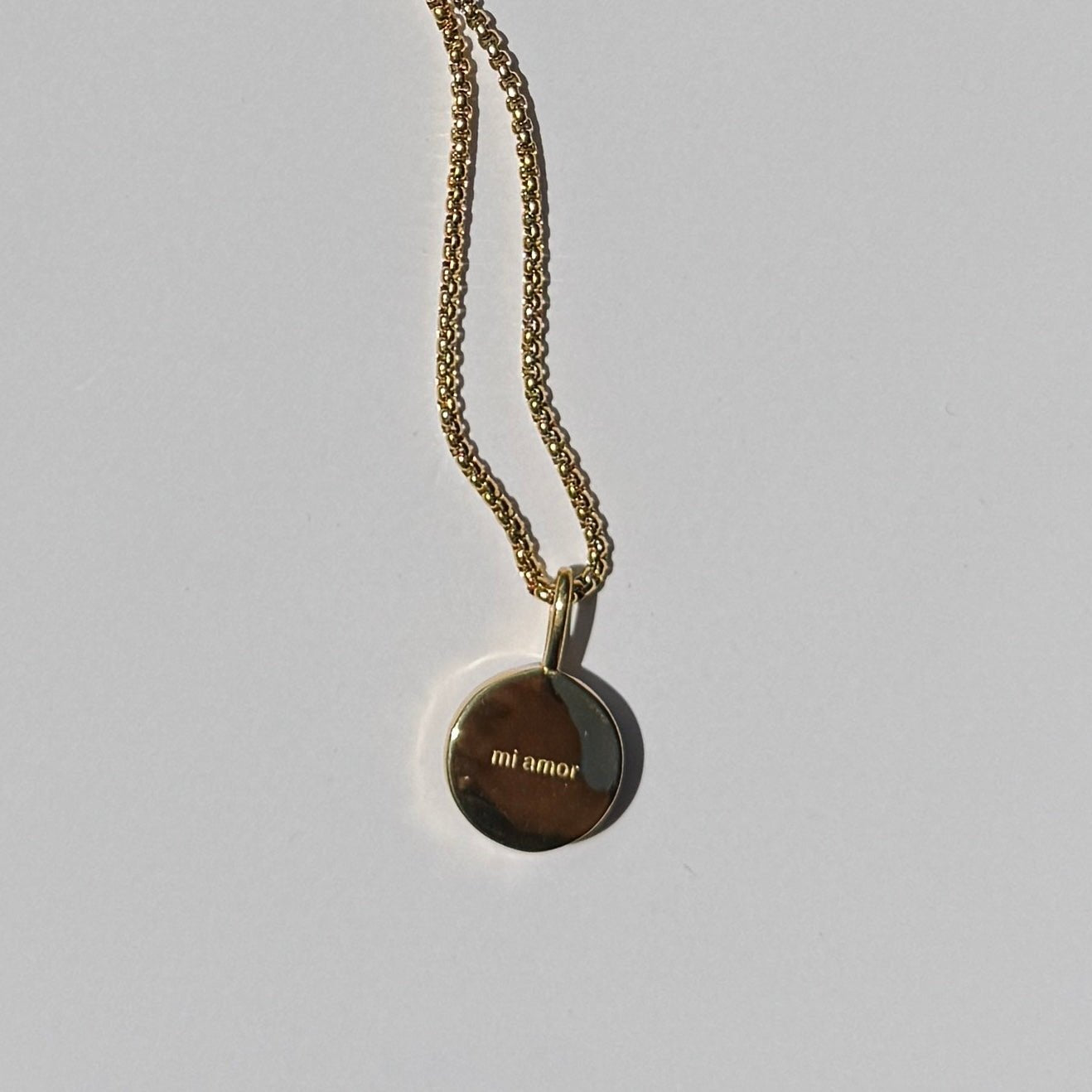 Mi Amor Necklace- Gold