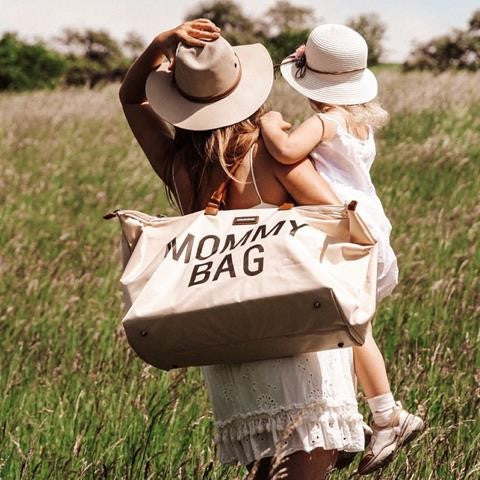 Serene & Stylish Off-White Mommy Bag