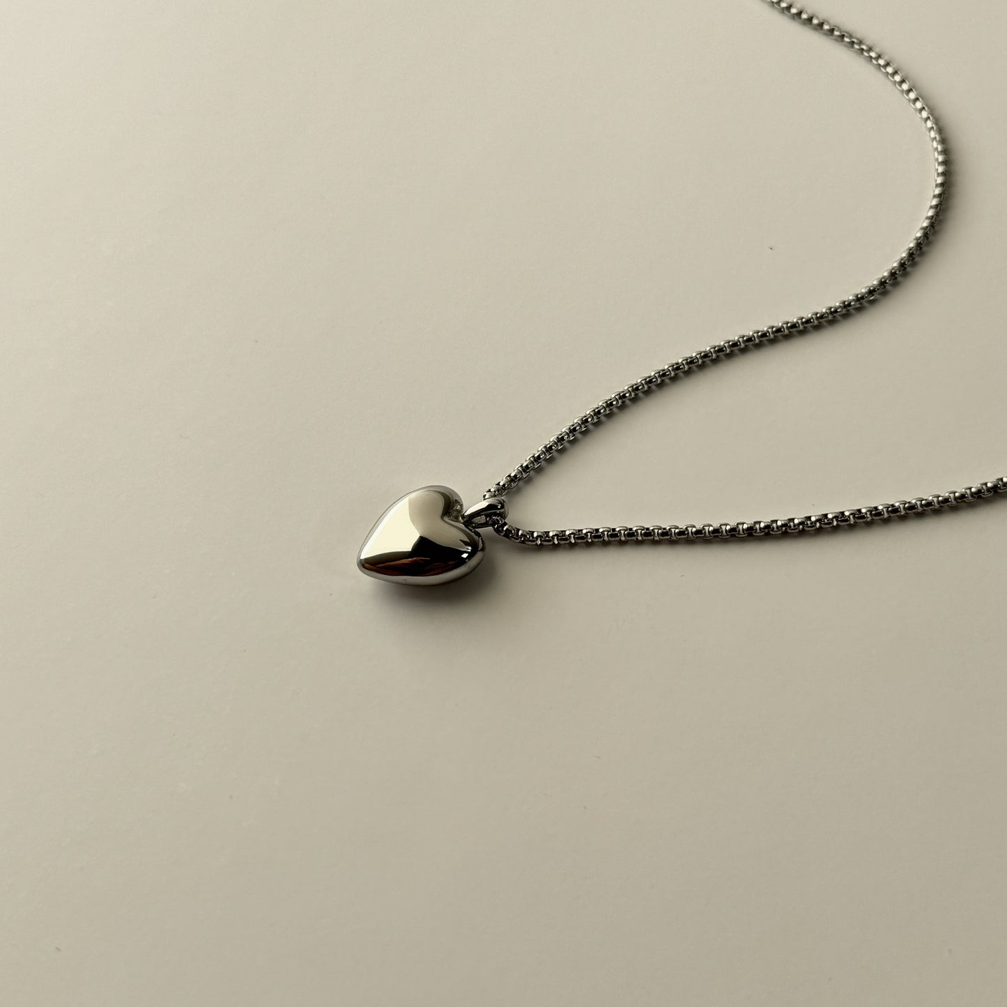 Mon Amour Necklace- Silver