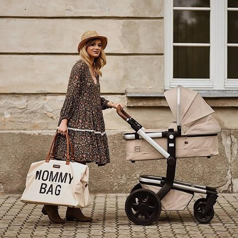 Serene & Stylish Off-White Mommy Bag