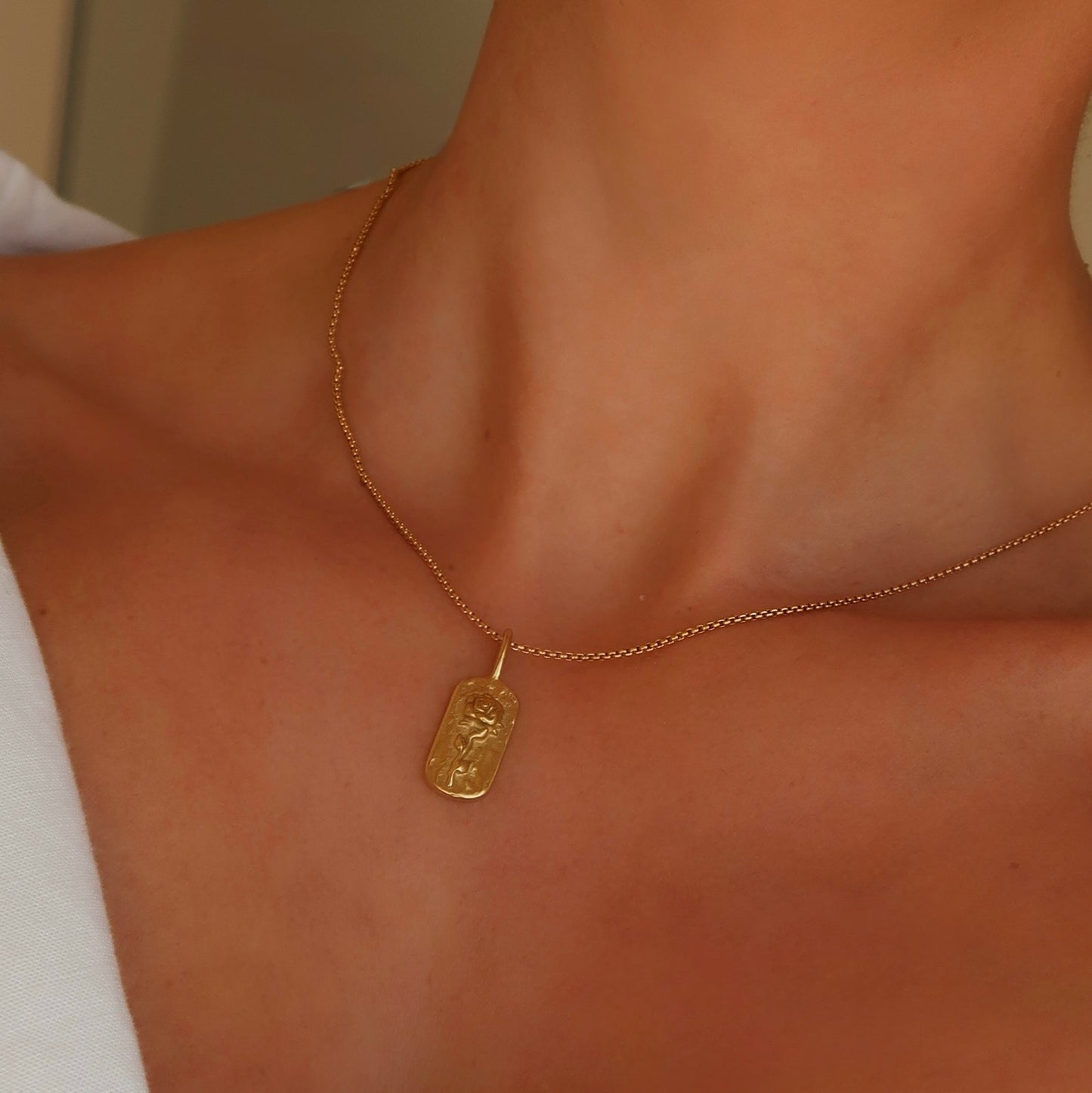 Rose Necklace- Gold