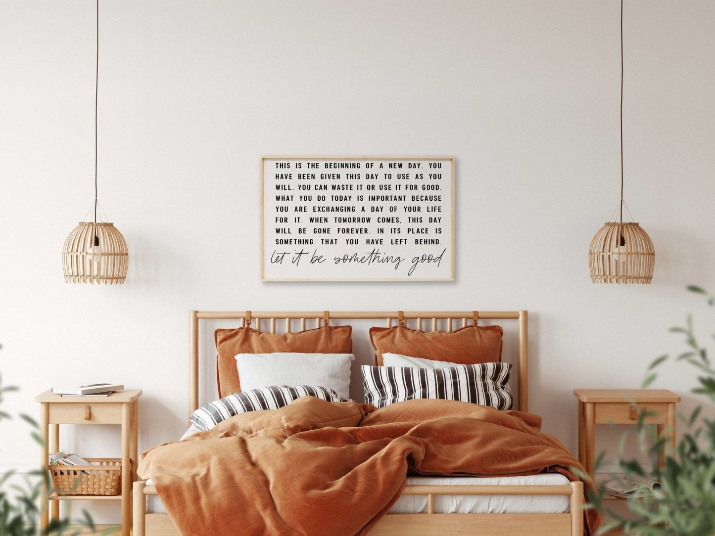 This Is The Beginning Of A New Day Wood Sign