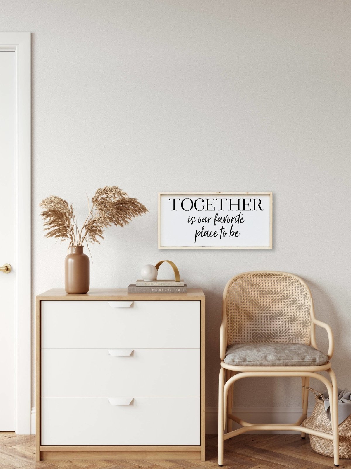 Together Is Our Favorite Place To Be Wood Sign