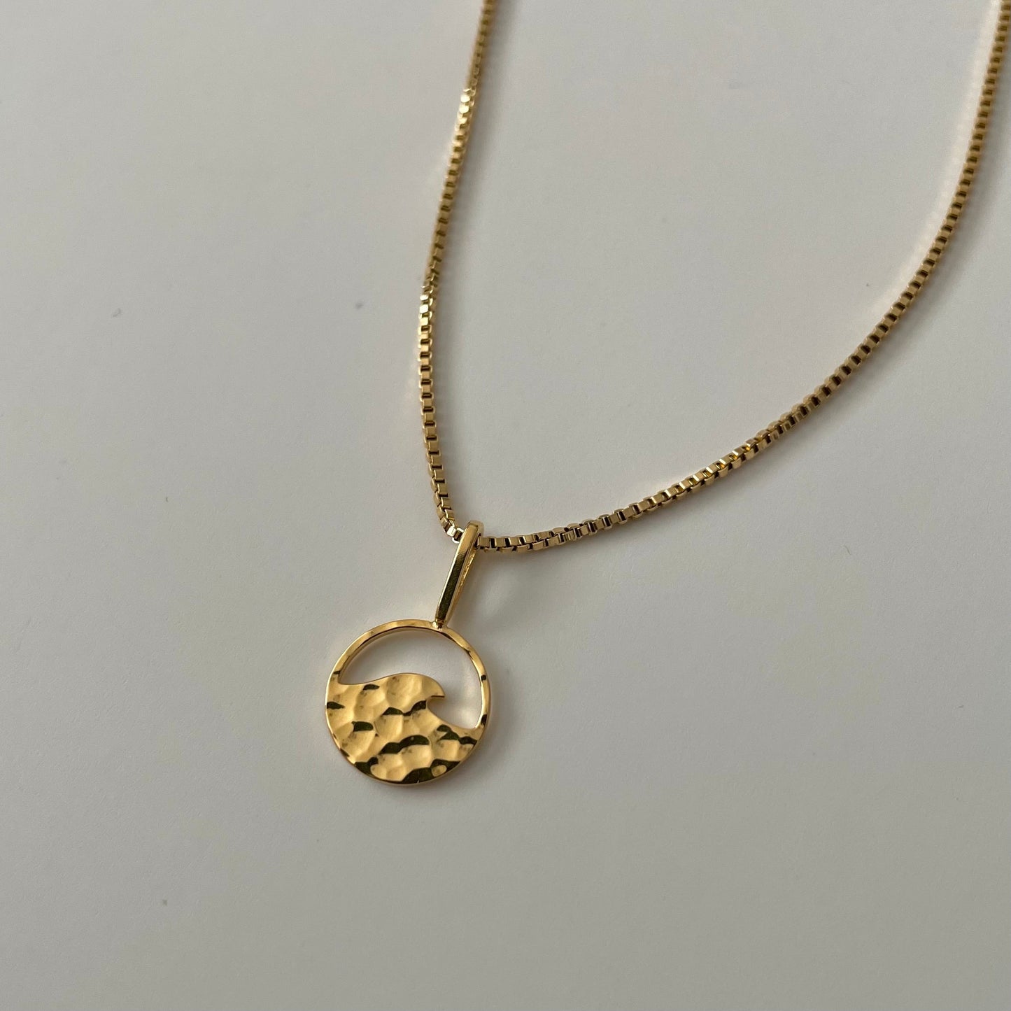 Wave Necklace- Gold