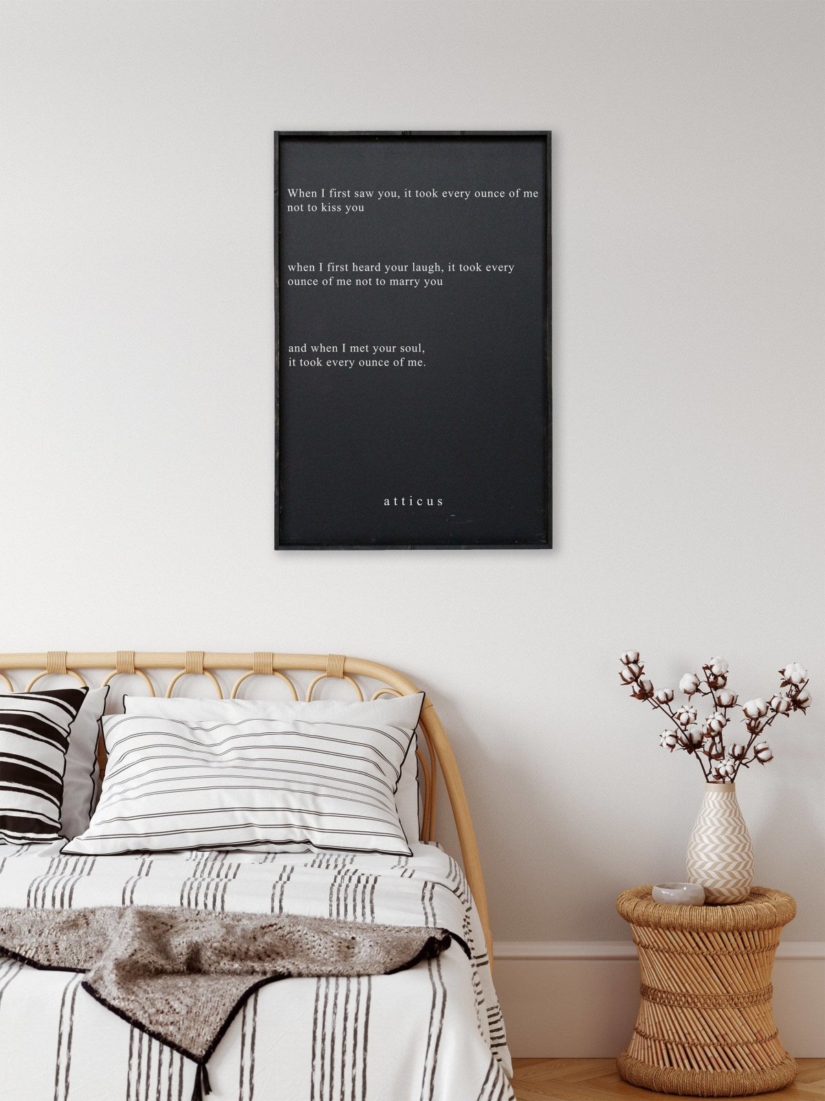 When I First Saw You ... Wood Sign