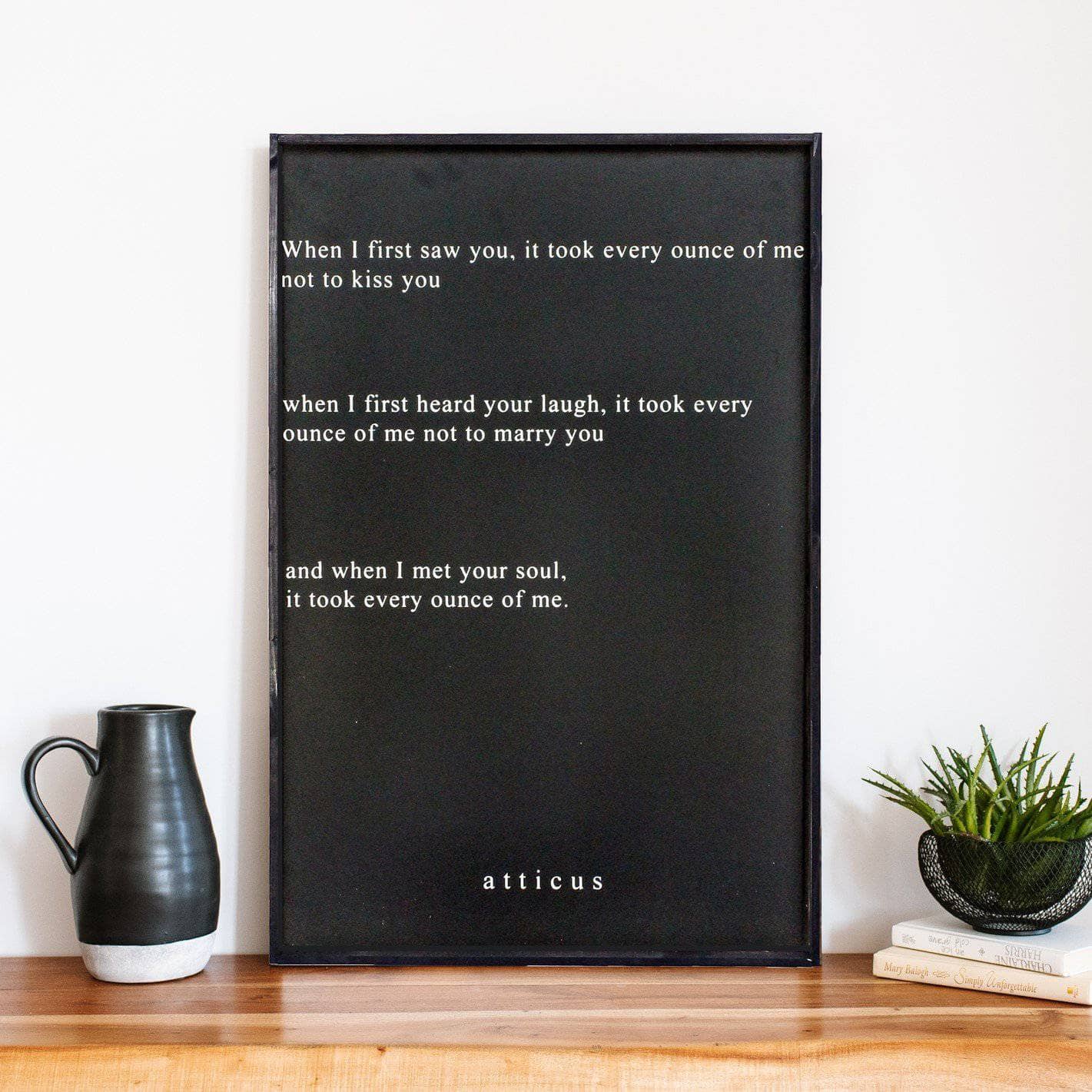 When I First Saw You ... Wood Sign