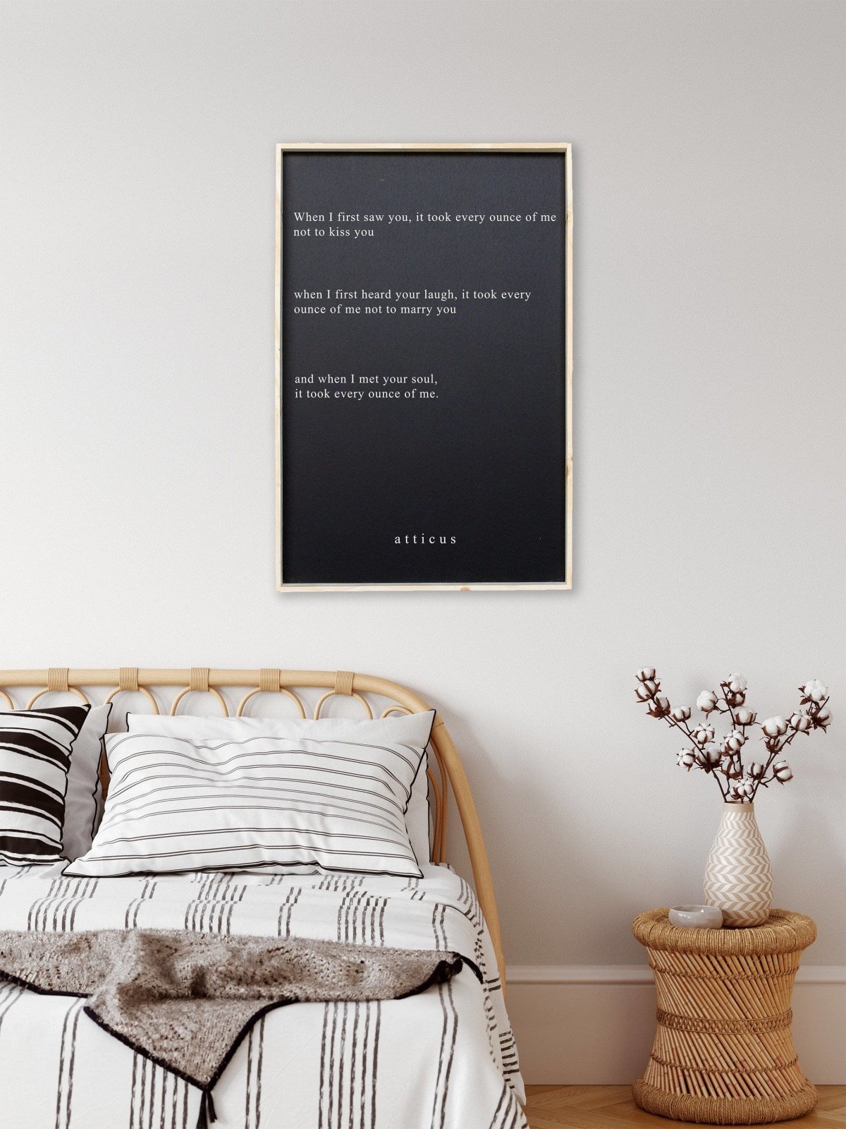 When I First Saw You ... Wood Sign