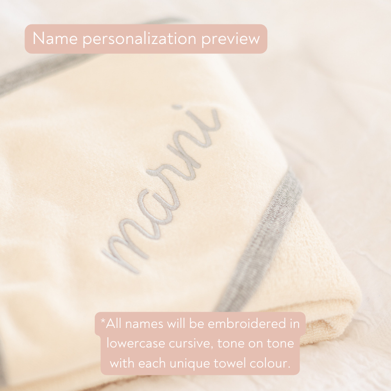 Lux Hooded Bath Towel (Dusty Rose, Heather Grey, Navy)
