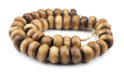 Brown Bone Beads