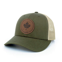 Load image into Gallery viewer, Maple Leaf Leather Patch Hat
