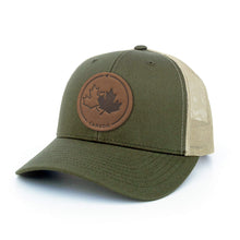 Load image into Gallery viewer, Canada Strong and Free Leather Patch Hat

