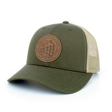 Load image into Gallery viewer, Stellar Night Leather Patch Hat
