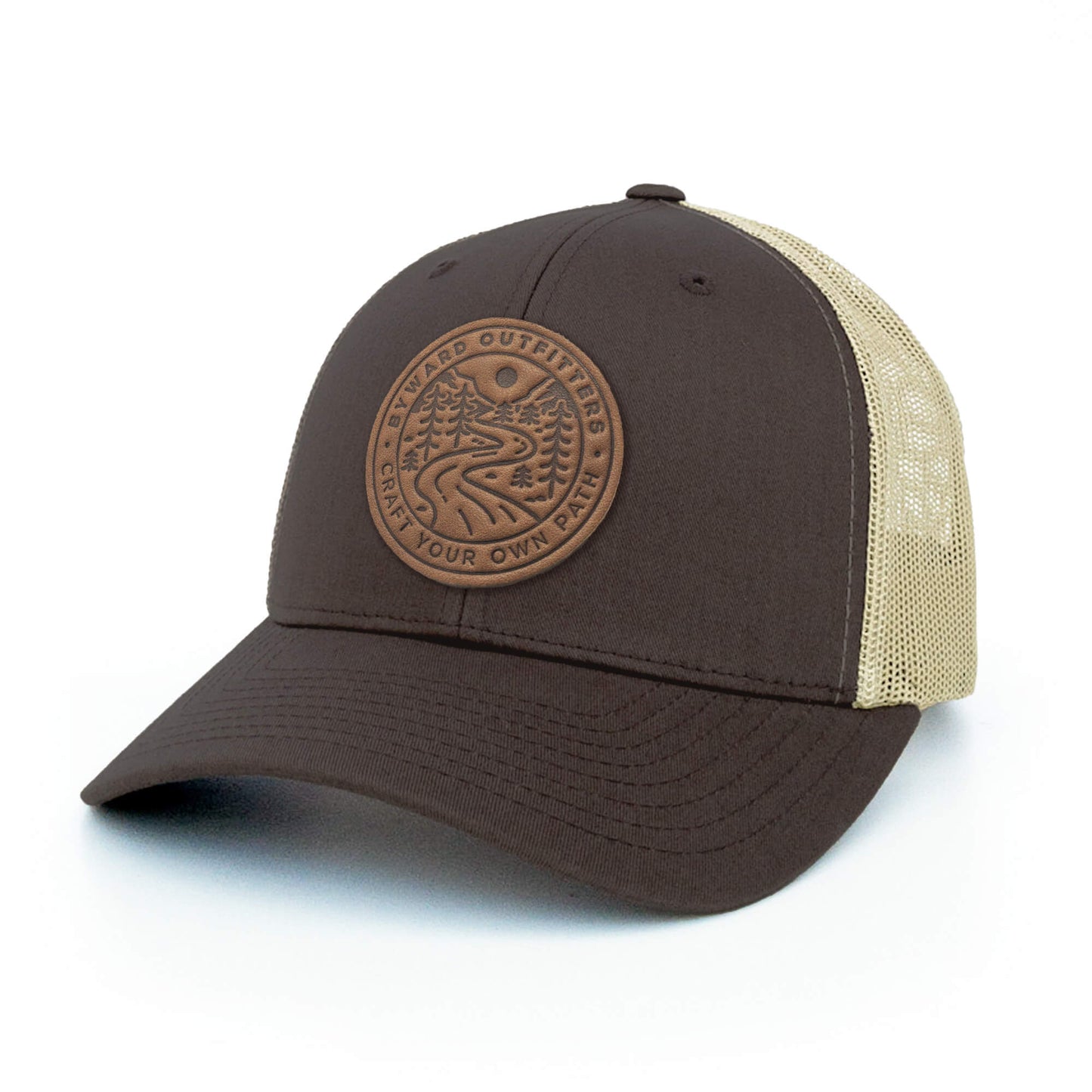 Winding Wilderness Leather Patch Hat