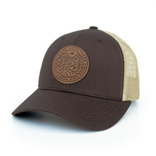 Load image into Gallery viewer, Winding Wilderness Leather Patch Hat
