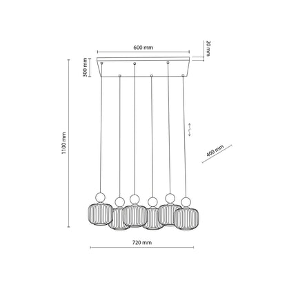 Ballo Scandinavian Pendant Light 6