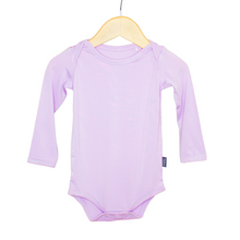 Load image into Gallery viewer, Bamboo Long Sleeve Bodysuit - Frosty Lilac
