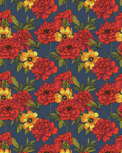 Women's Wild Peonies Print Jumpsuit