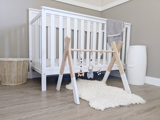 Wooden Baby Gym+Toys