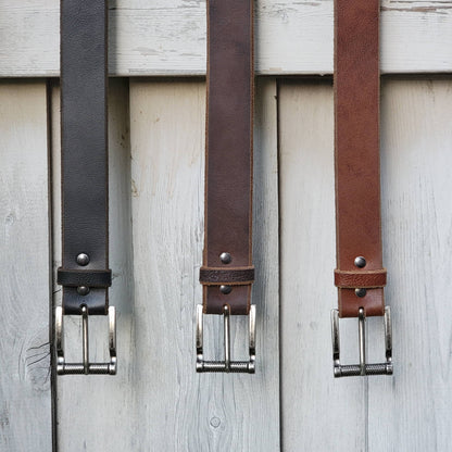The Pinnacle Belt - Brown 100 % Premium Leather Belt