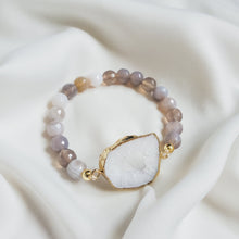 Load image into Gallery viewer, Grey Agate Connector Bracelet
