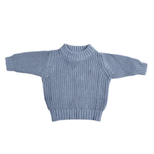 Load image into Gallery viewer, KNIT SWEATER | BLUE
