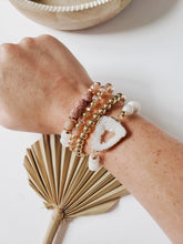 Load image into Gallery viewer, White Lace Agate Connector Bracelet
