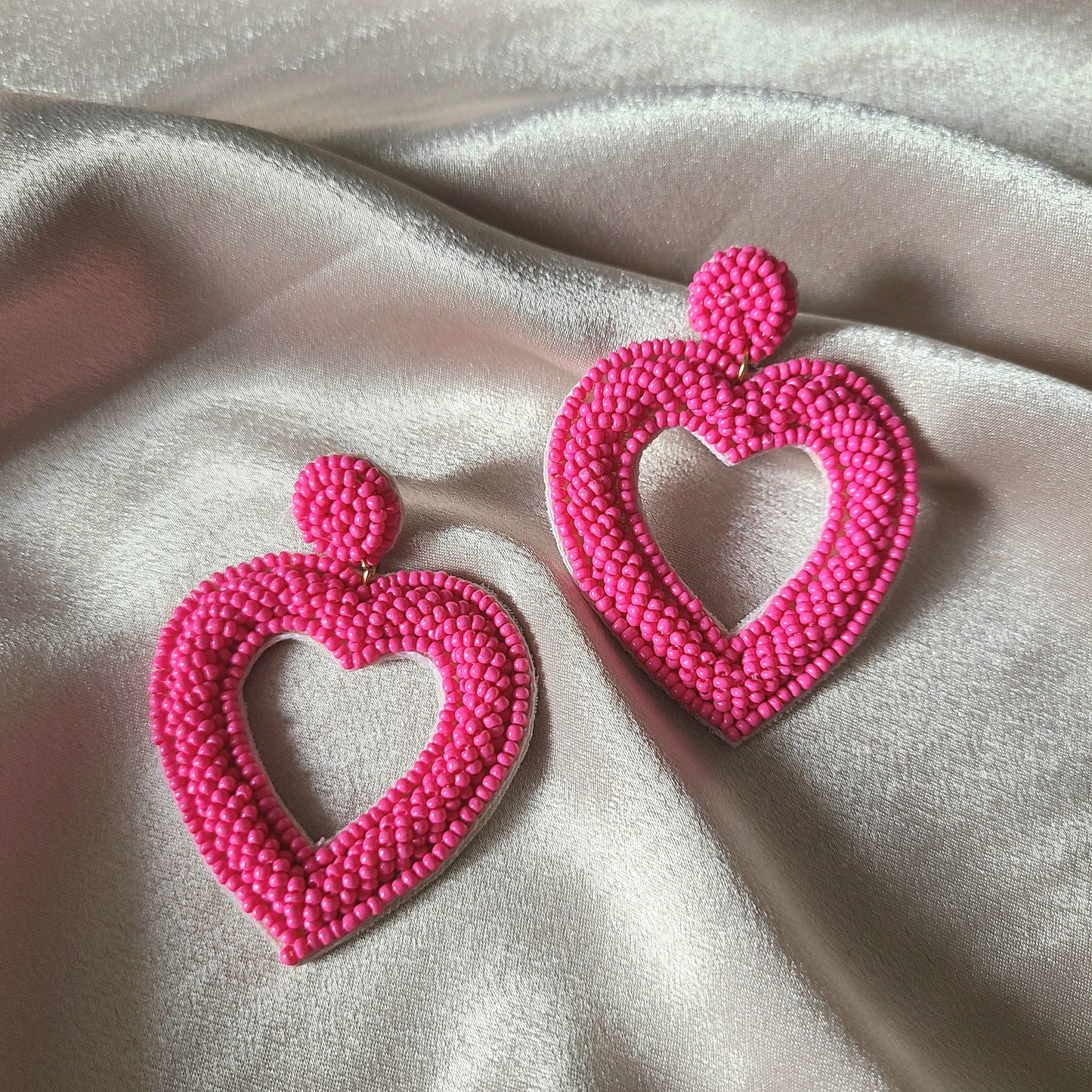 Hearts-Hot pink