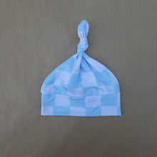 Load image into Gallery viewer, Bamboo Knotted Hat {Gingham Skies}
