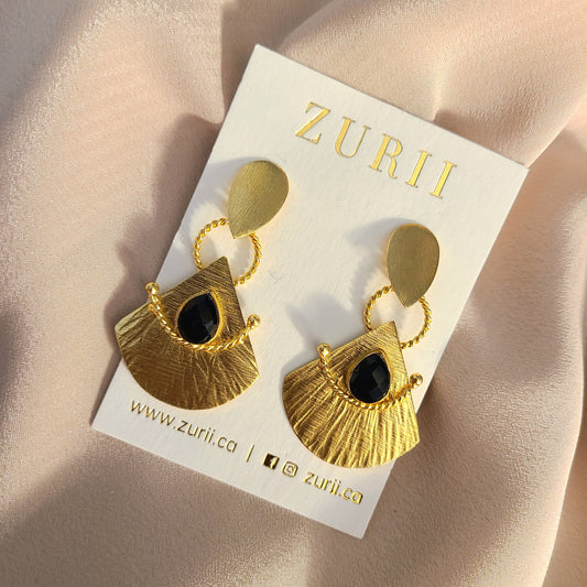 Nile Earrings Black