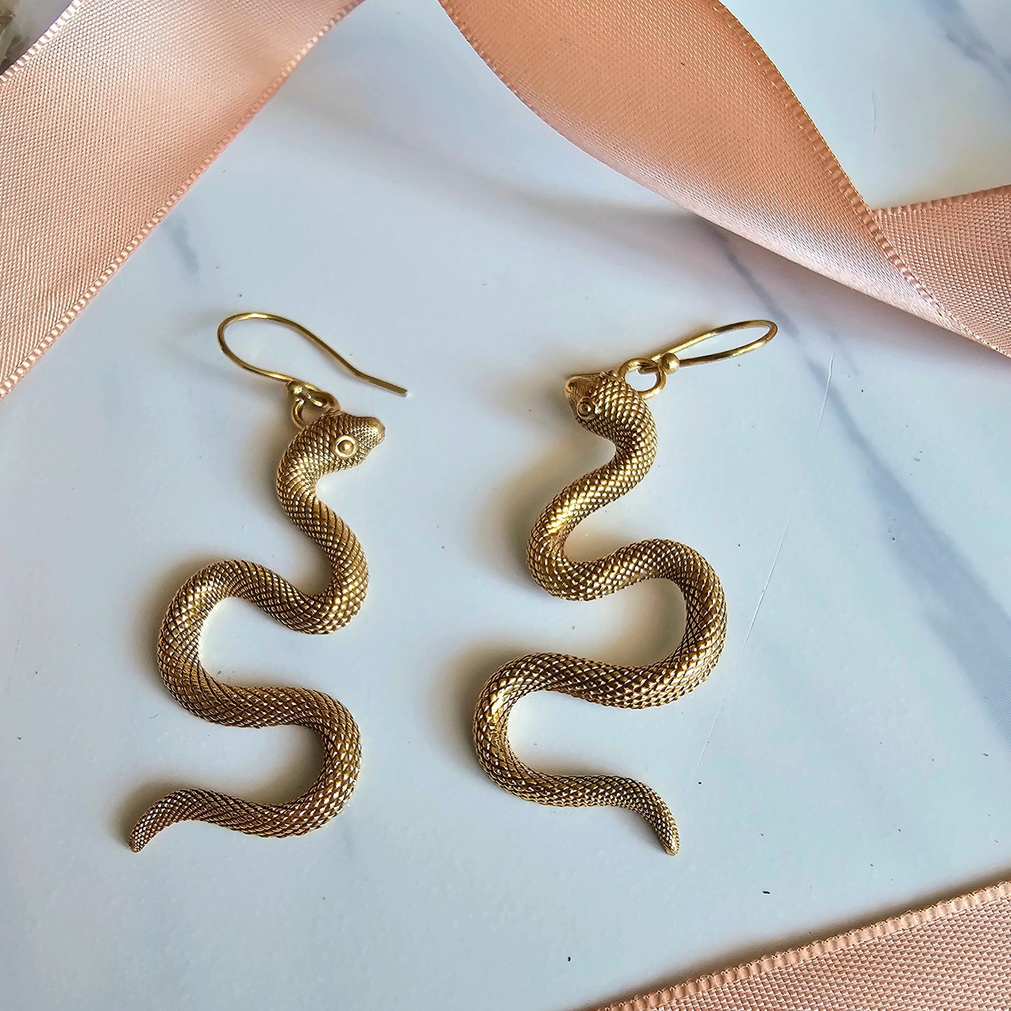 Snake earrings