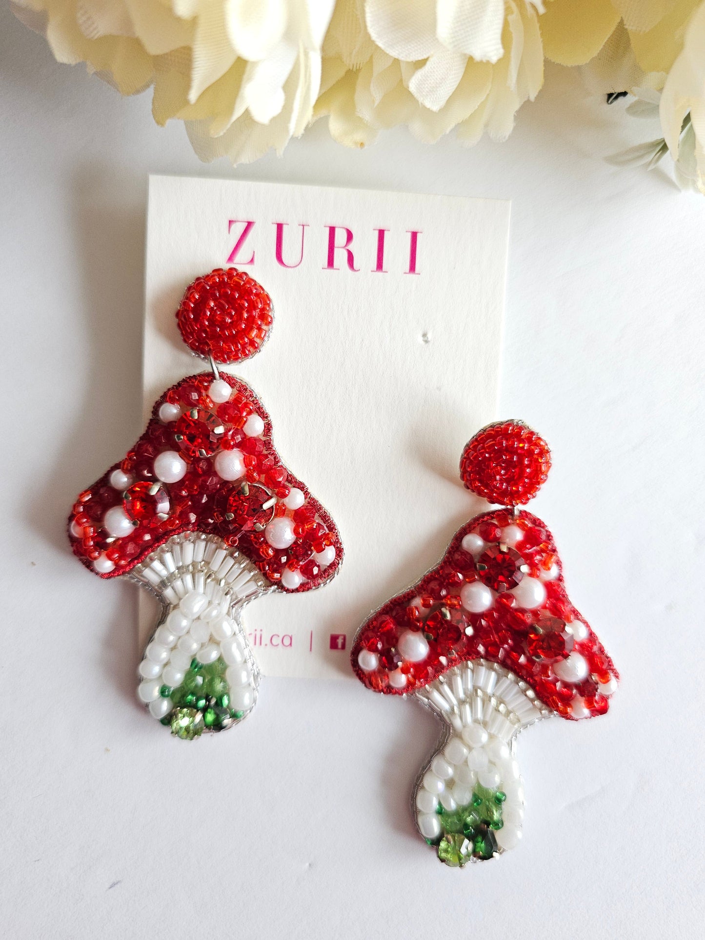 Mushroom Earrings