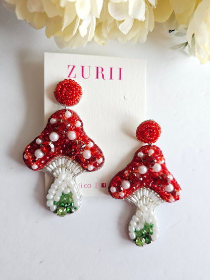 Mushroom Earrings