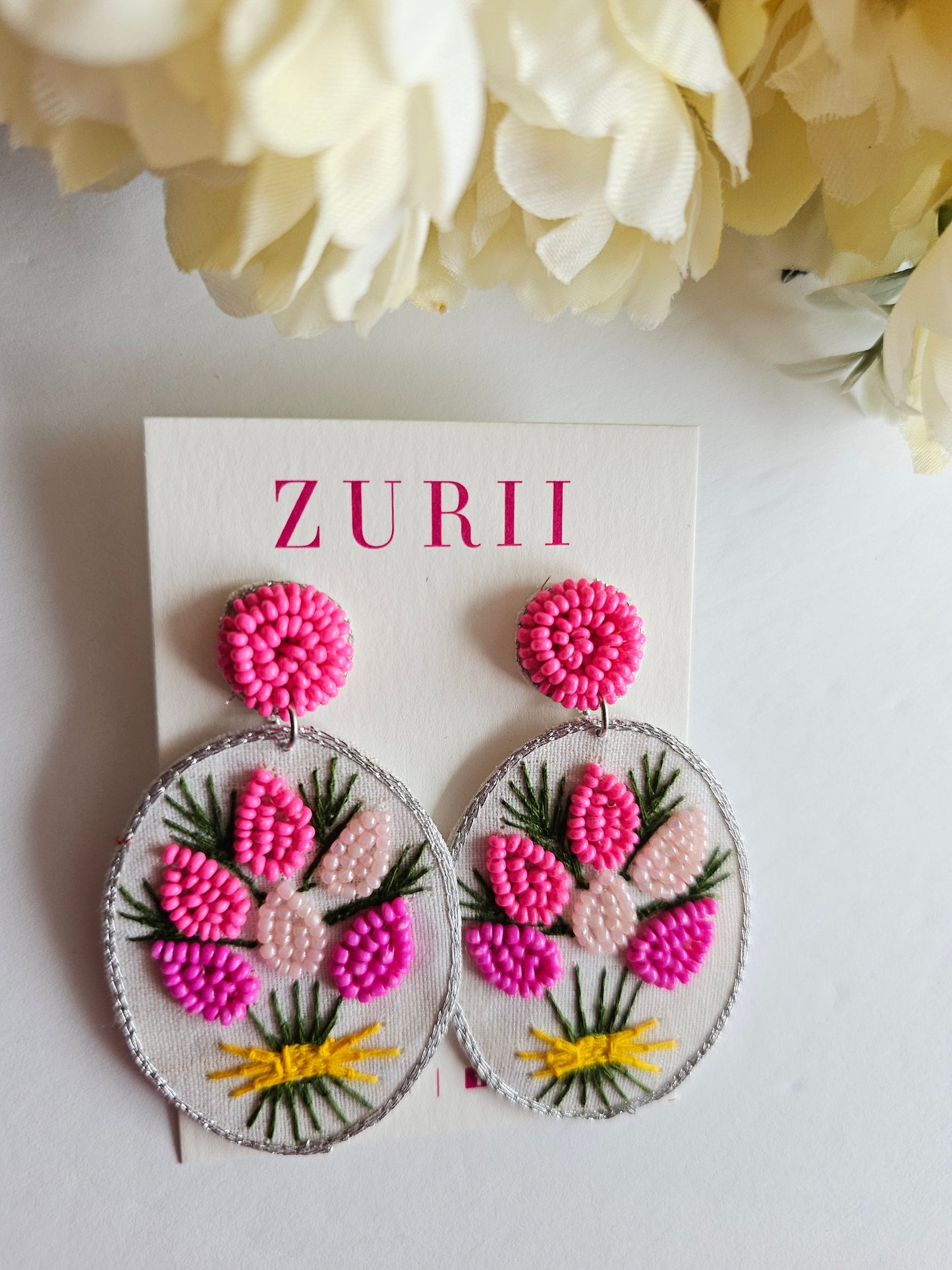 Lavender Earrings- Pink